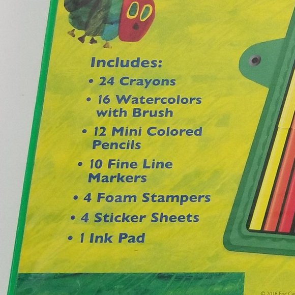 Eric Carle Art Supply Set Preschool Crayons Marker - Picture 2 of 2